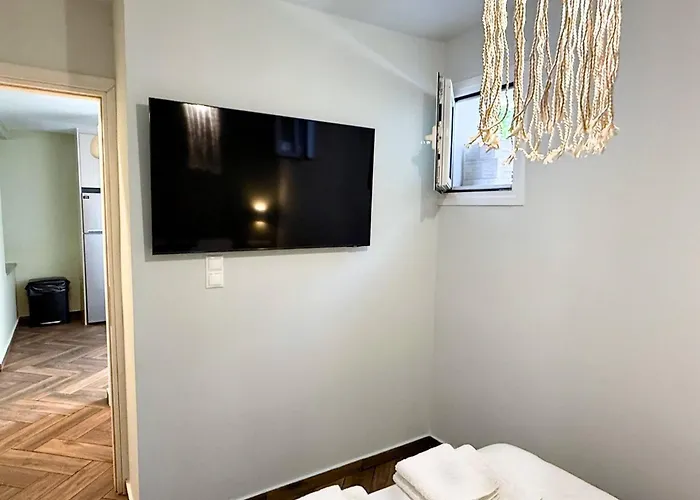 아파트 Amfitriti 30meter To Beach, 6min Old Town, 2bd 4pl